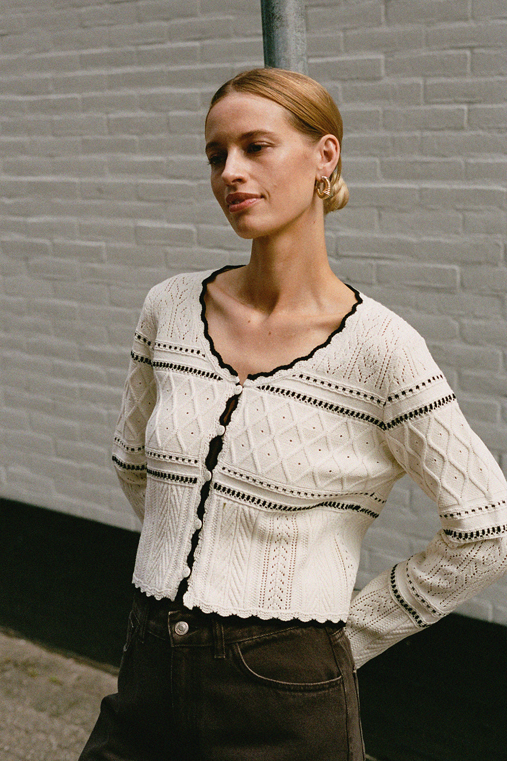 CARDIGAN TESSA BLANC CASSÉ