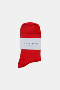 SKARPETKI SPORTOWE LE BON SHOPPE HER MC CZERWONE