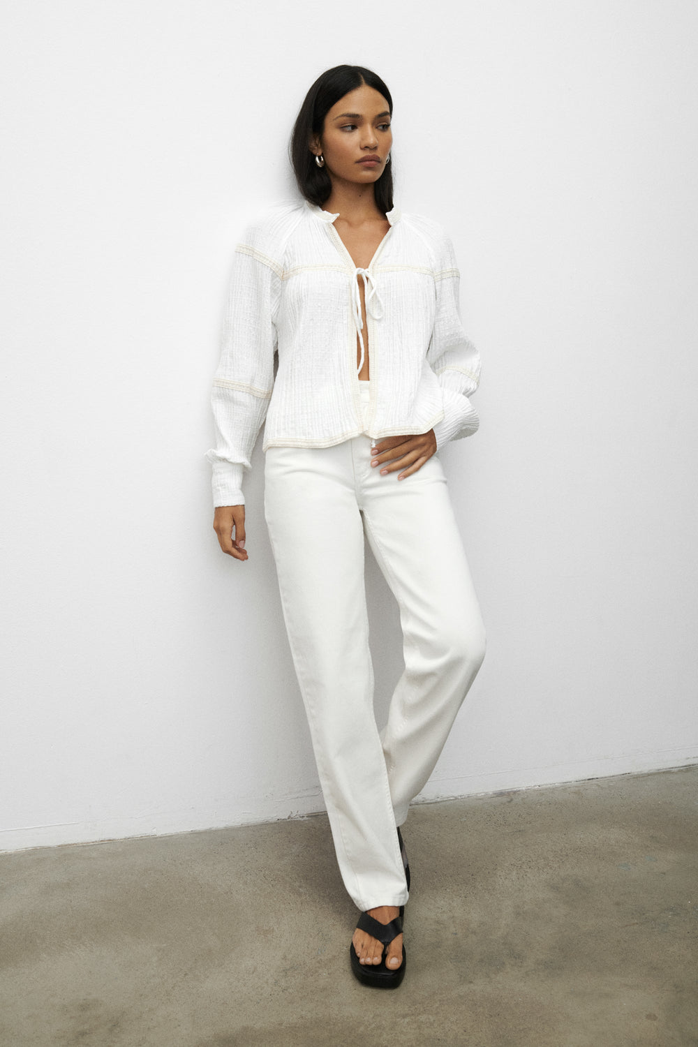 KOSZULA WAVE BIAŁA