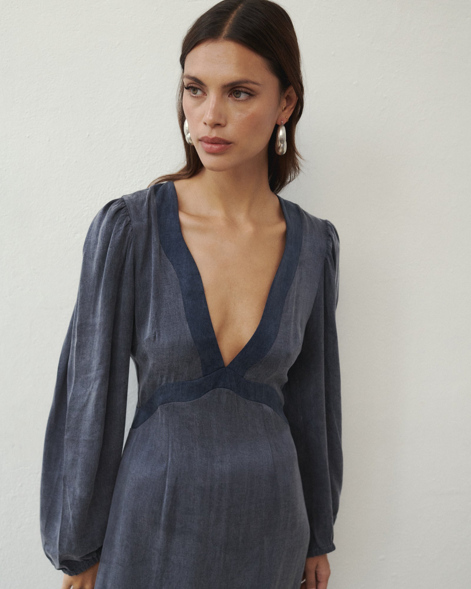 LUMEN KLEID GRAU