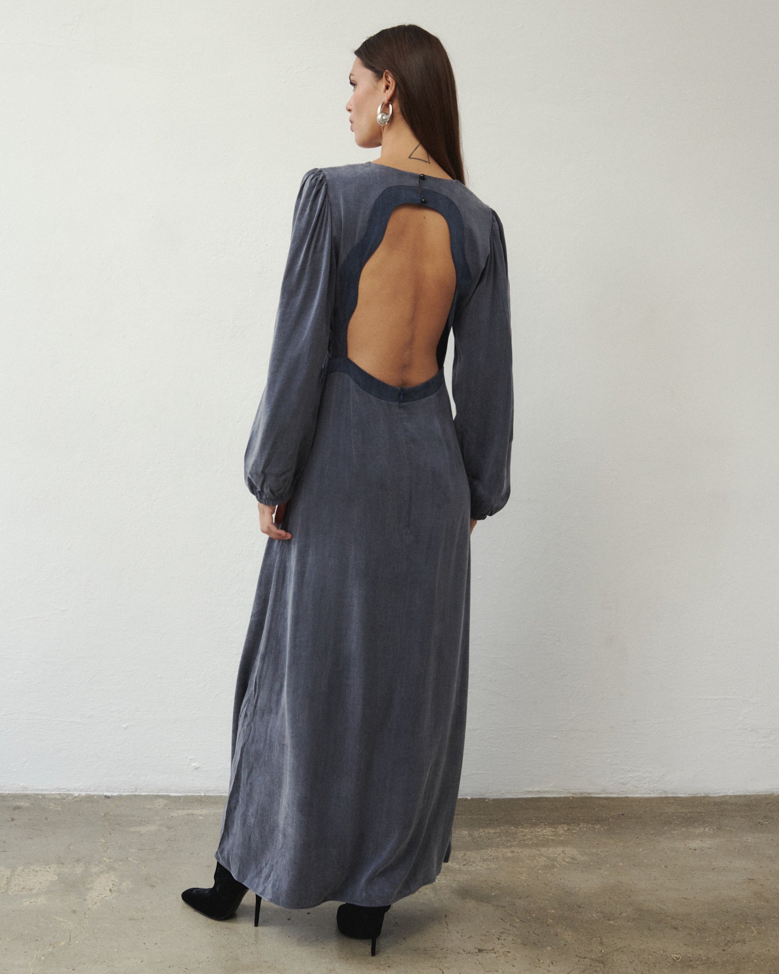 LUMEN KLEID GRAU