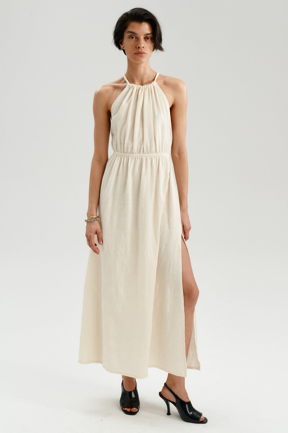SUKIENKA MAXI CIELO OFF WHITE