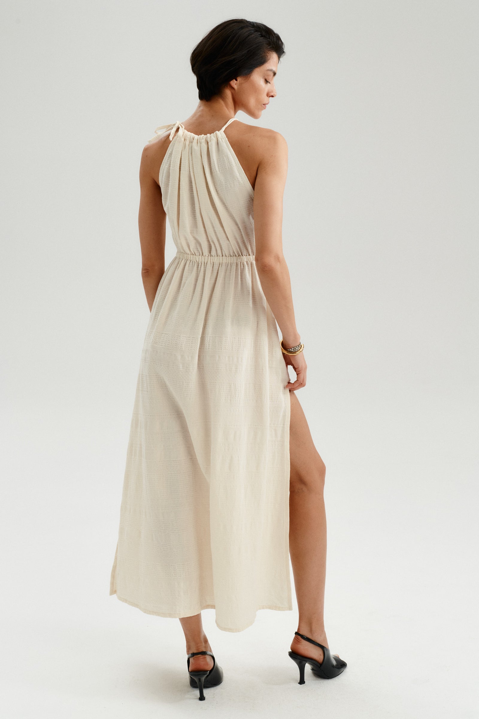 SUKIENKA MAXI CIELO OFF WHITE