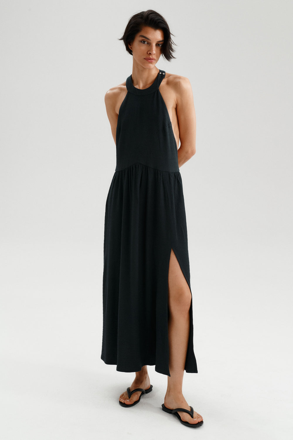 COASTAL DRESS BLACK