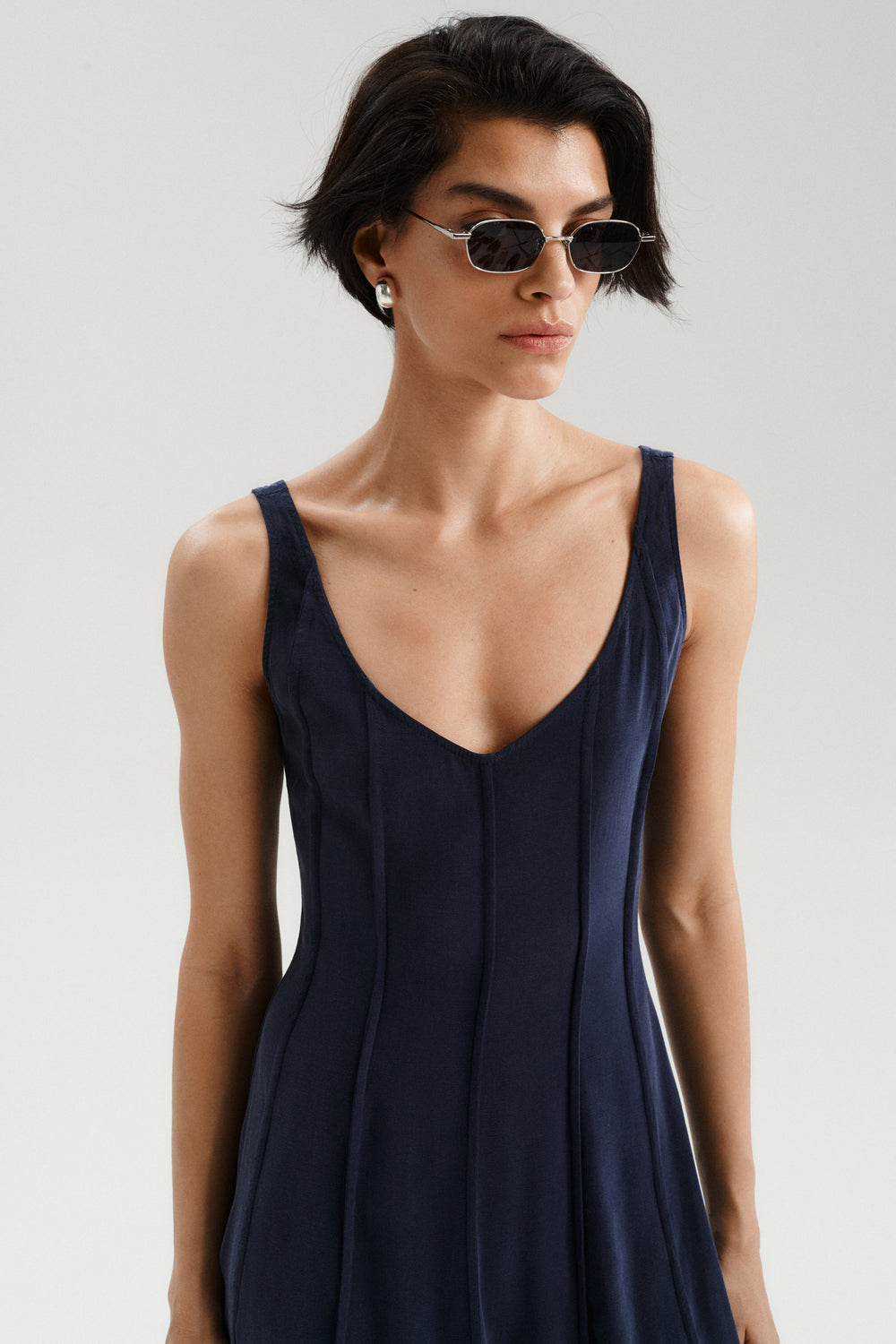 SACHS DRESS NAVY