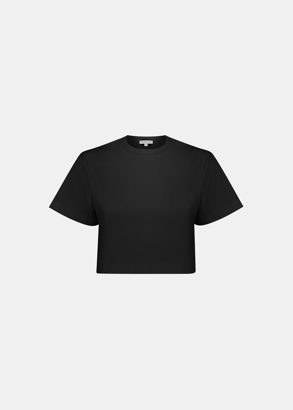 T-SHIRT DAMSKI LAY ORGANIC CROP CZARNY