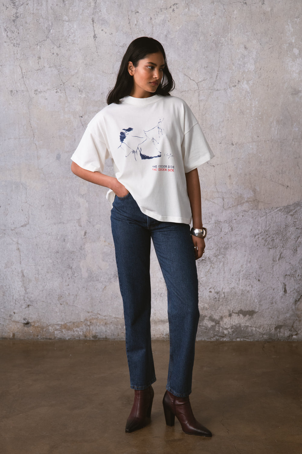 KISS MY NECK T-SHIRT WEISS