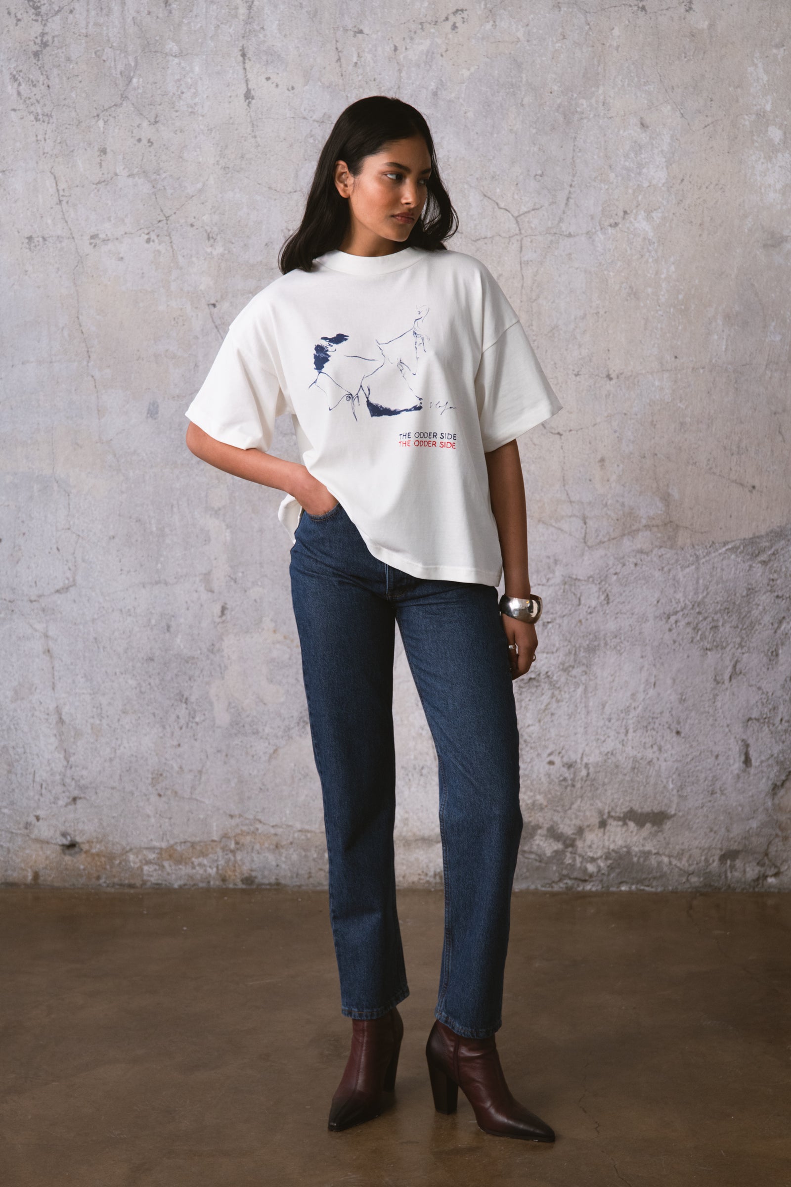 KISS MY NECK T-SHIRT WEISS