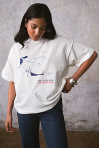 KISS MY NECK T-SHIRT WEISS