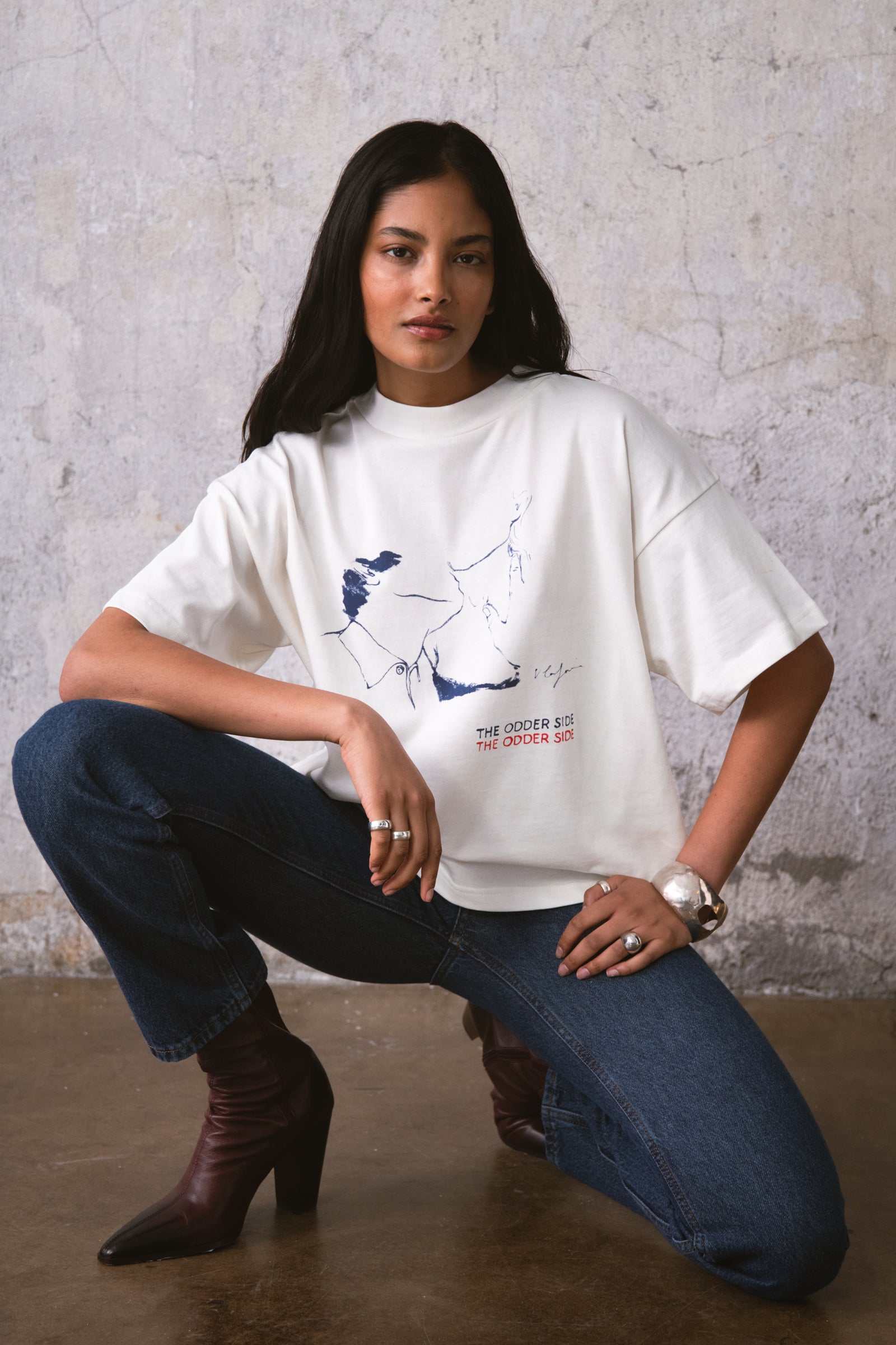 KISS MY NECK T-SHIRT WEISS