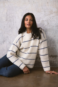 SWETER CROWN ECRU
