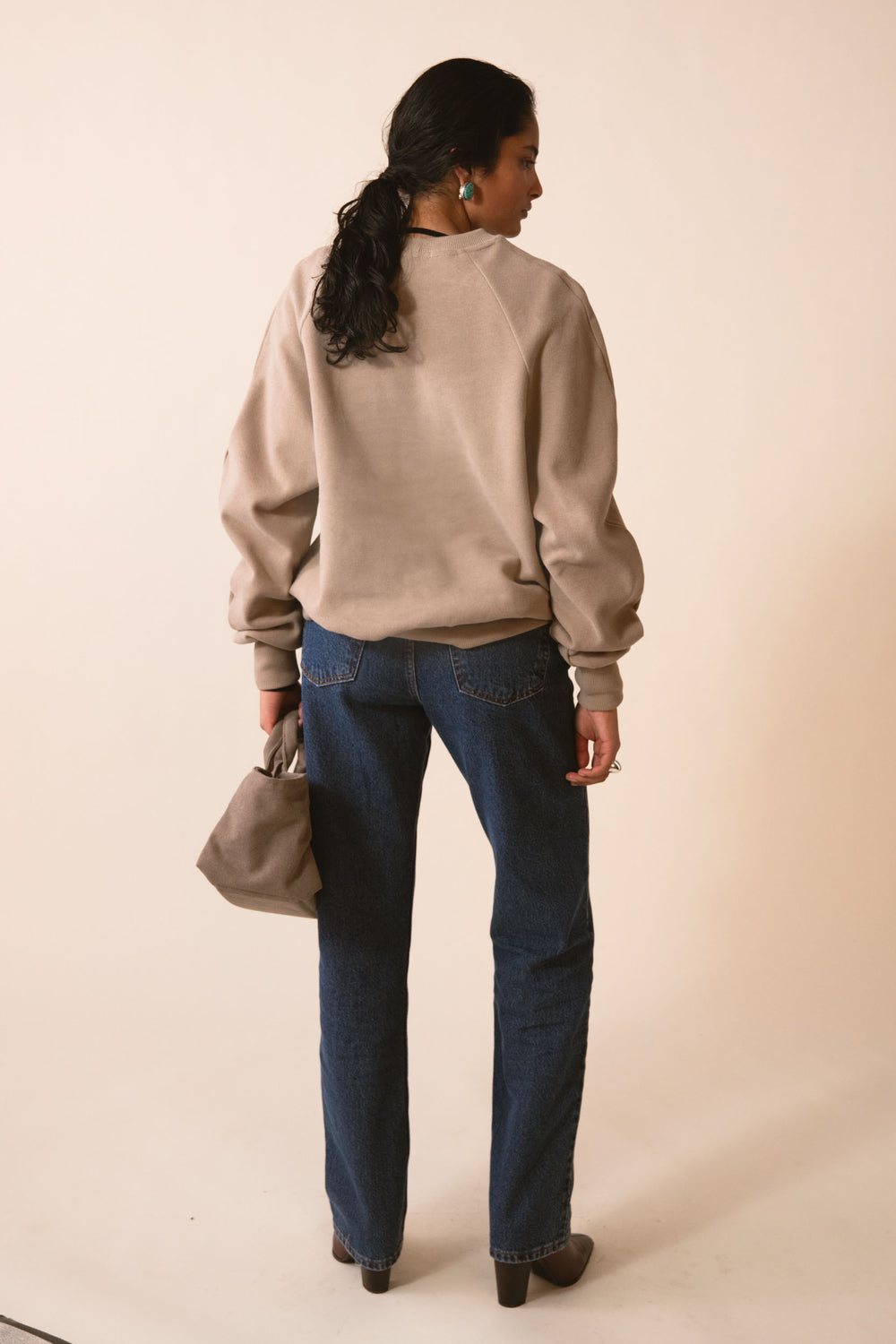 AND SWEATSHIRT BEIGE