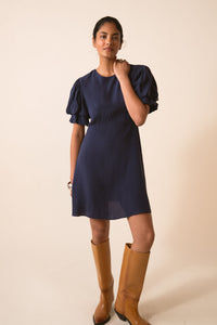 HEARTS MINI KLEID NAVY