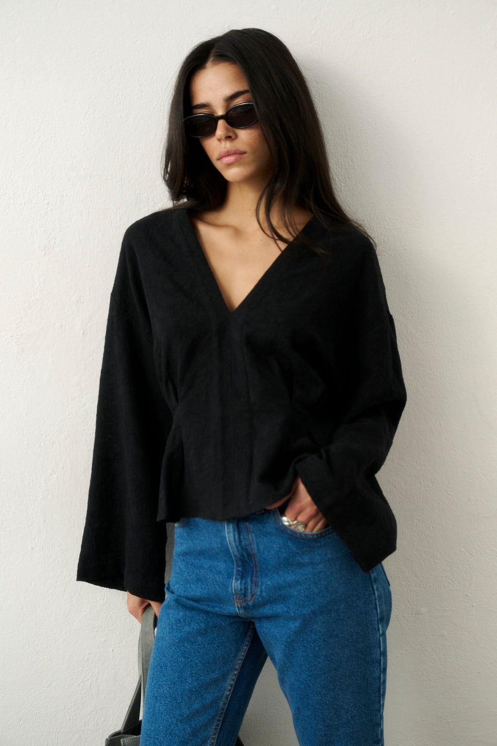 VANITY BLUSE SCHWARZ