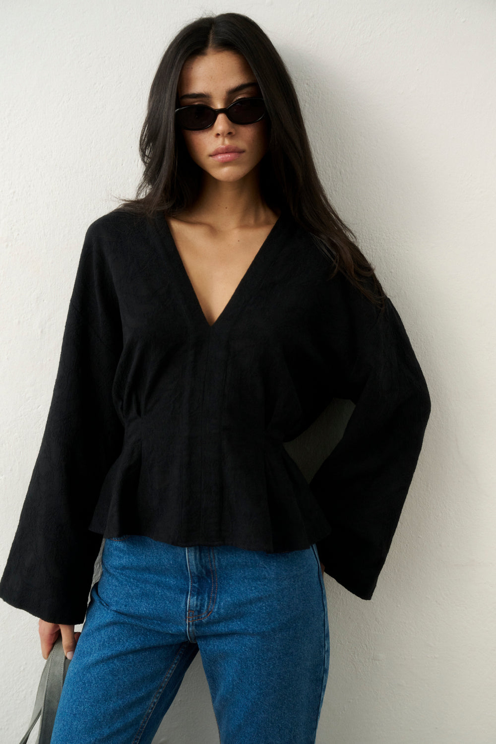 VANITY BLUSE SCHWARZ