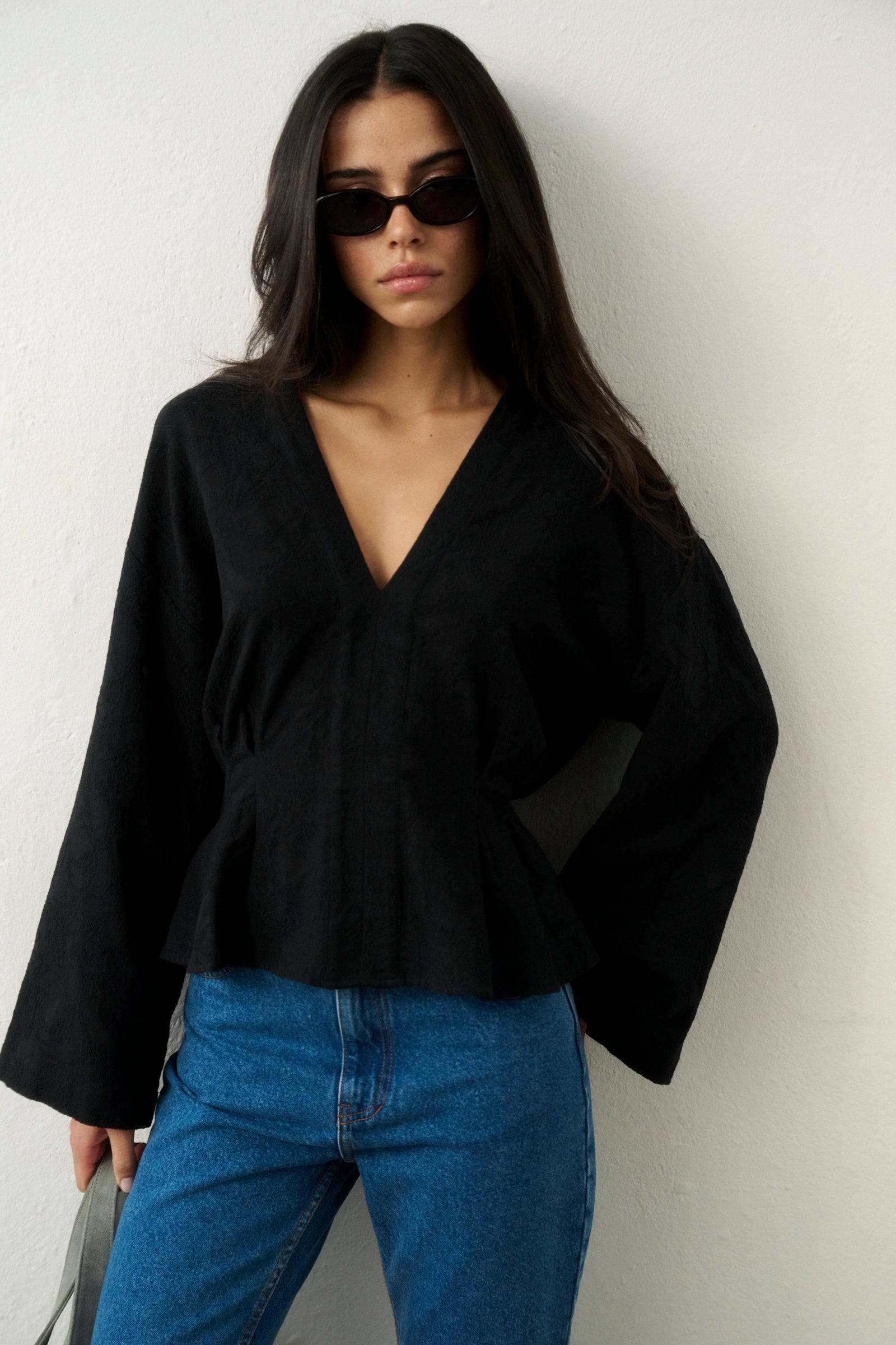 VANITY BLUSE SCHWARZ