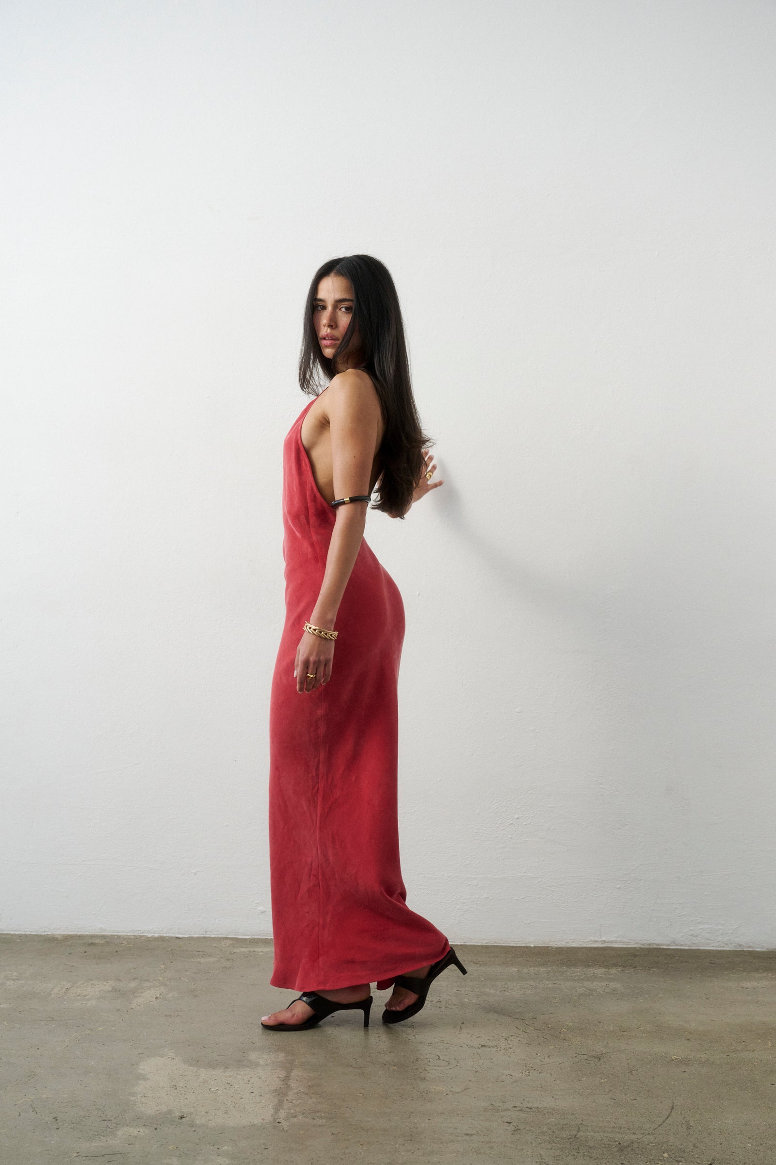 ROTES LEVI KLEID