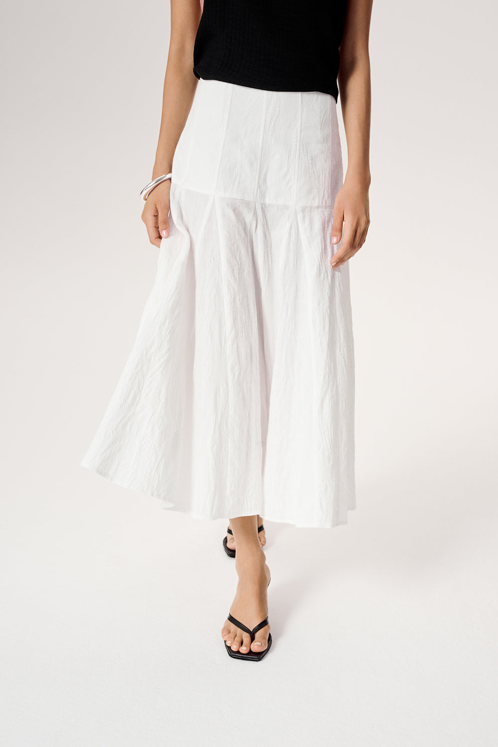 AMBIENT MAXI SKIRT WHITE