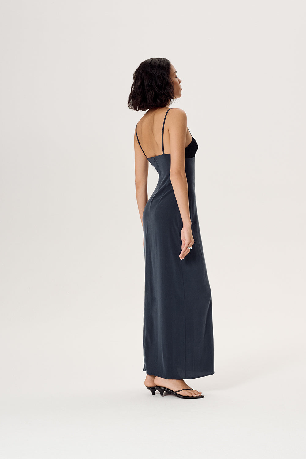 MOSS MAXI DRESS NAVY