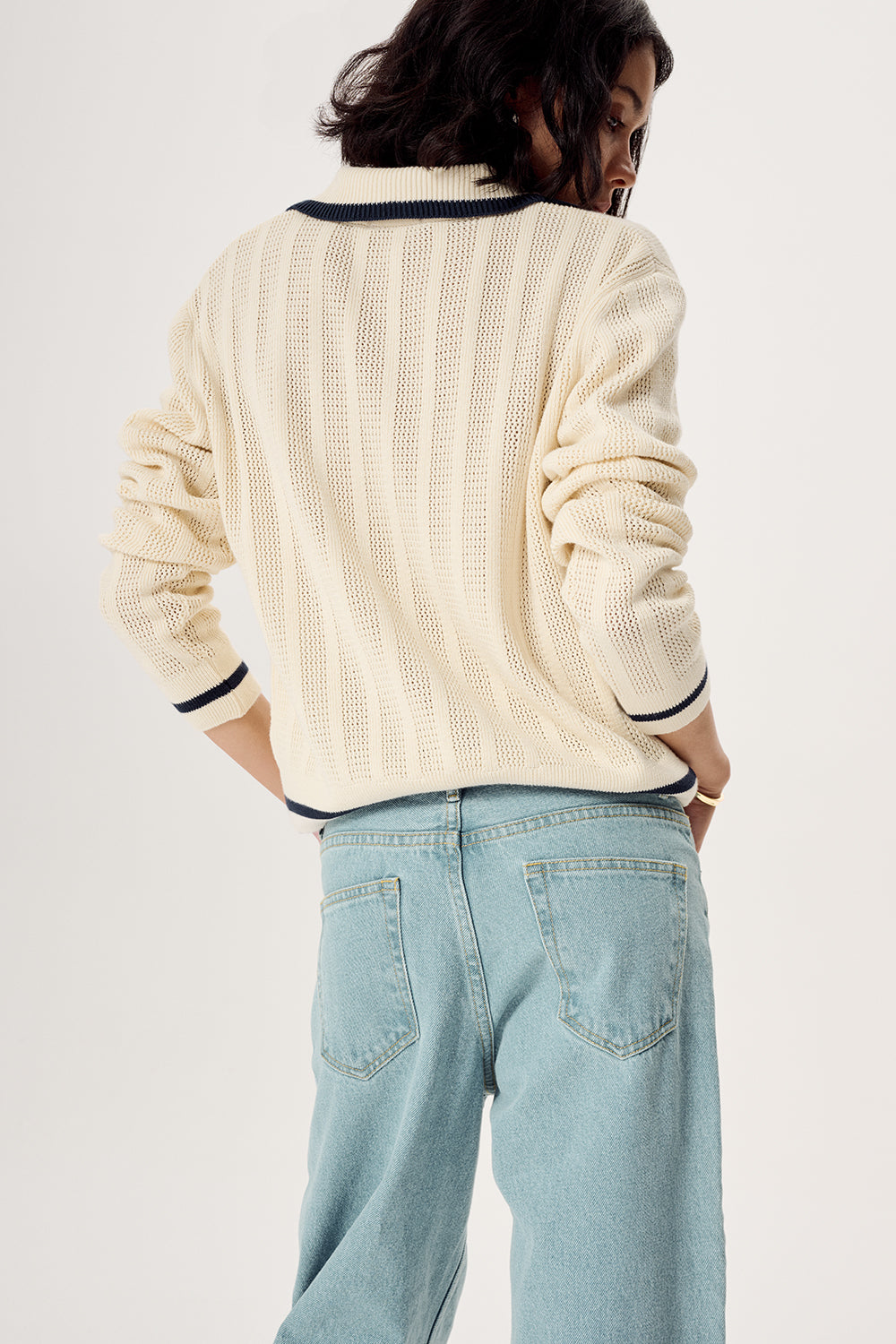 LITE CARDIGAN ECRU