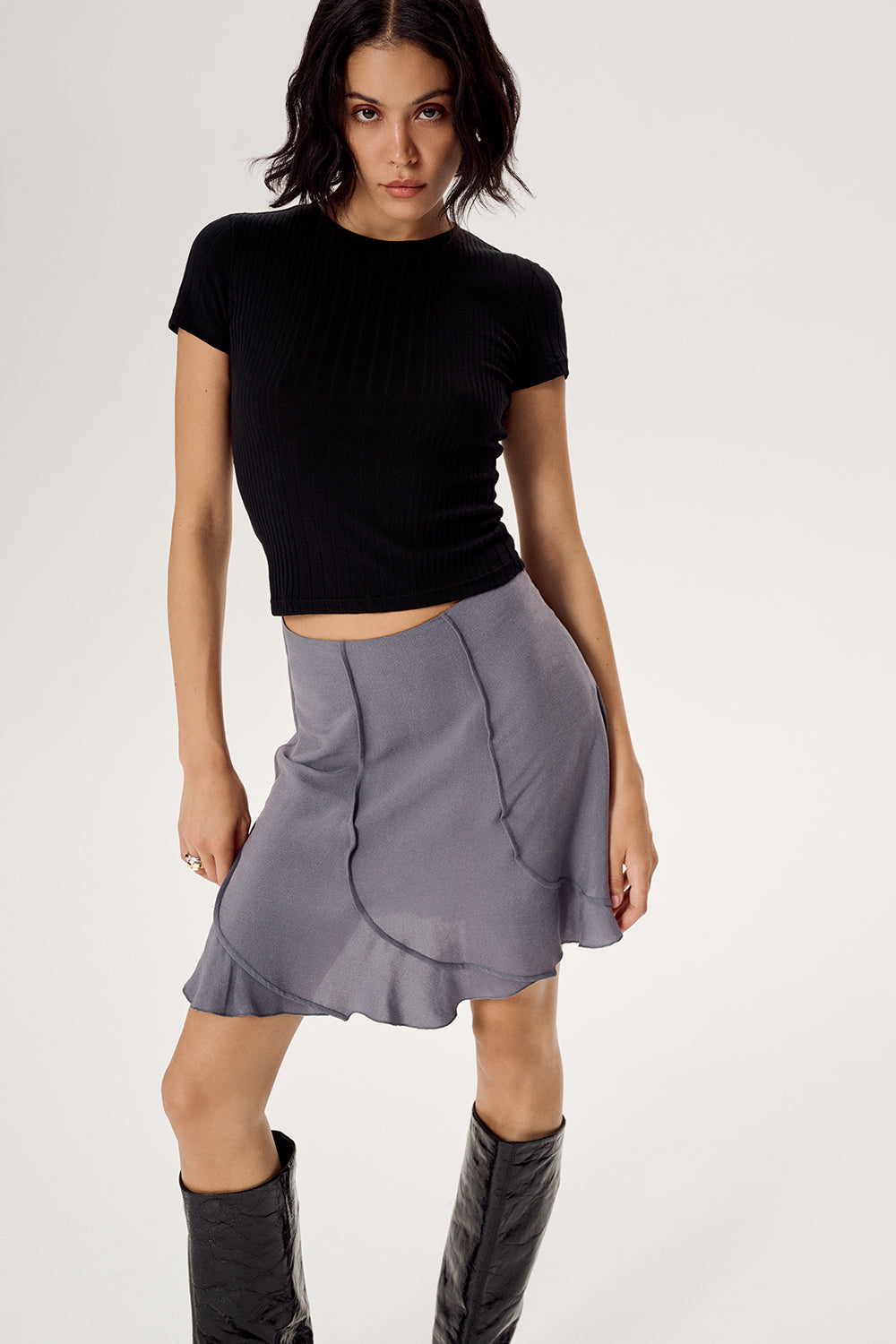 SABLE SKIRT GREY
