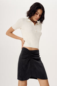 TRICOT TOP ECRU
