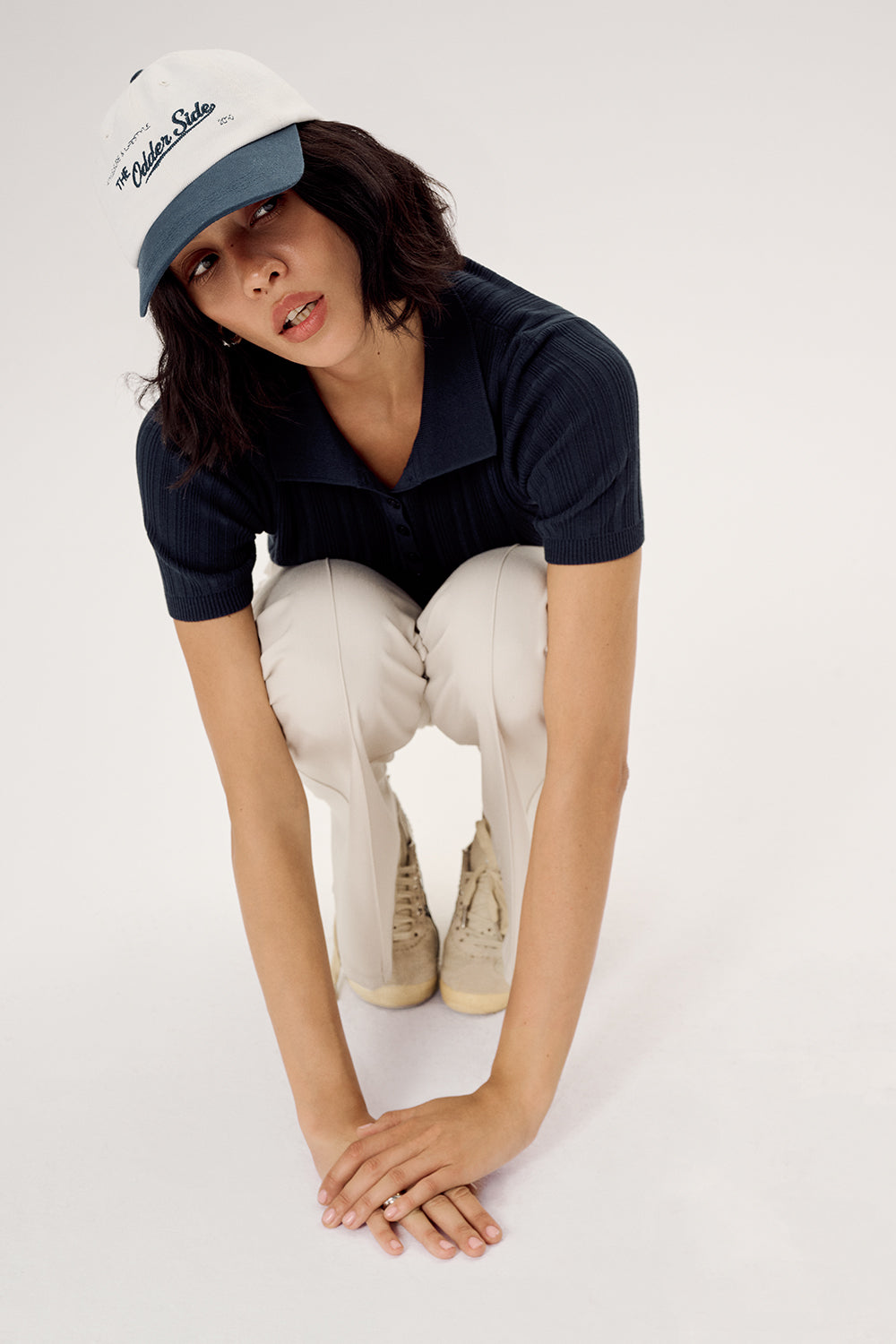 TRICOT TOP NAVY