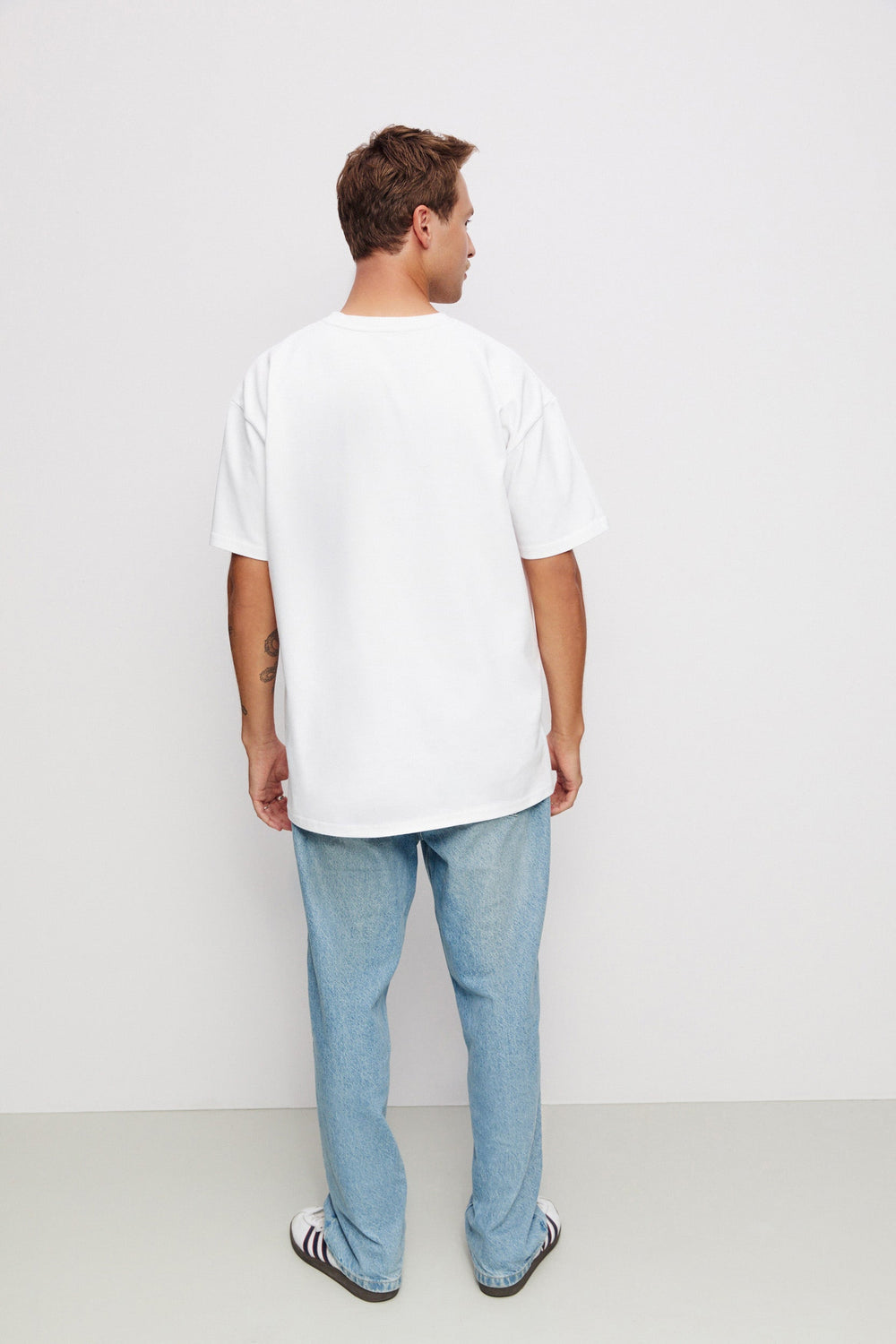 T-SHIRT MĘSKI SPADE ORGANIC BIAŁY