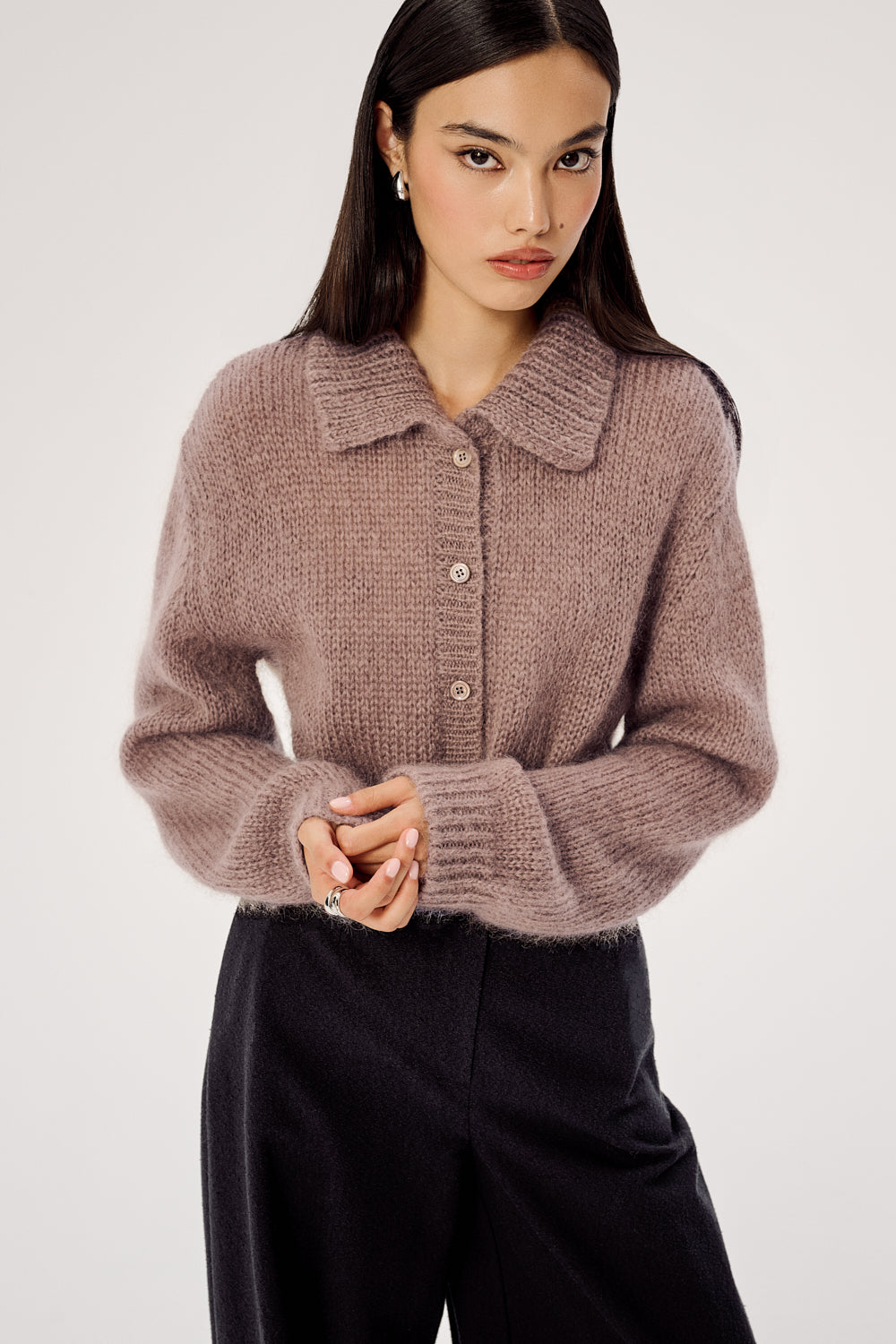 DAWSON CARDIGAN BROWN