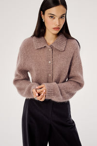 DAWSON CARDIGAN BROWN
