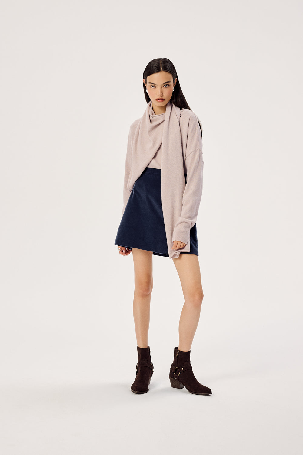MINOT MINI SKIRT NAVY