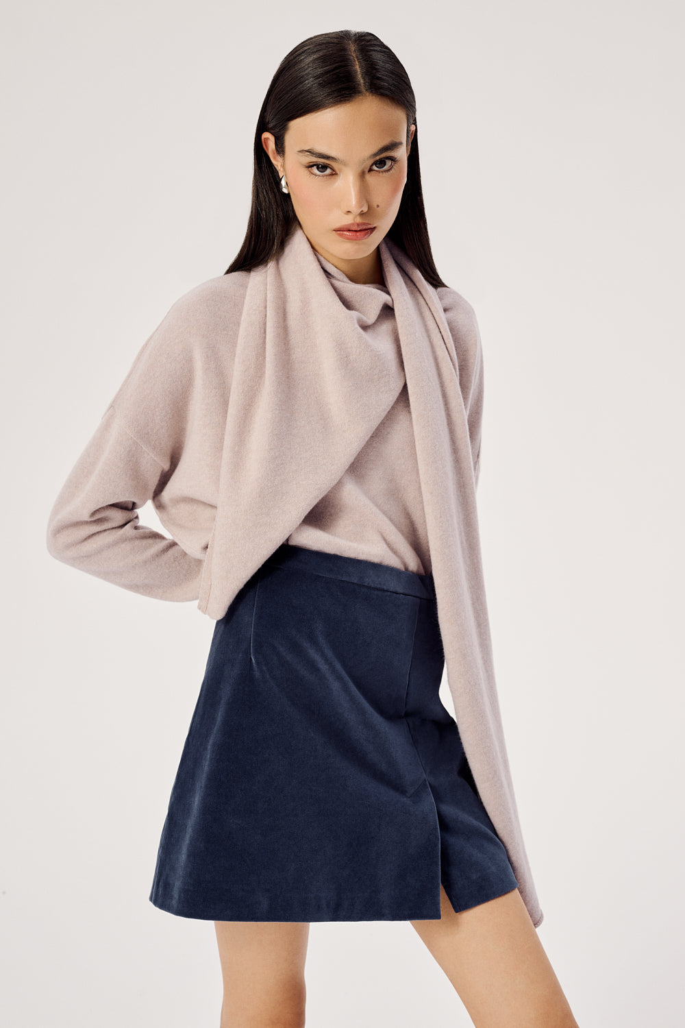 MINOT MINI SKIRT NAVY