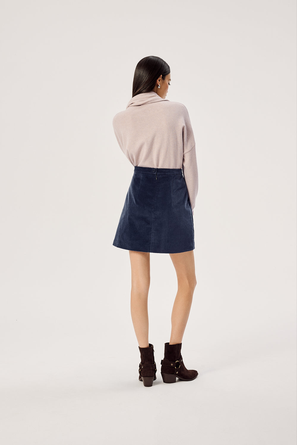 MINOT MINI SKIRT NAVY