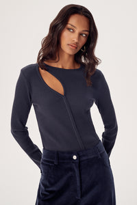 LONGSLEEVE LINA GRAPHITE
