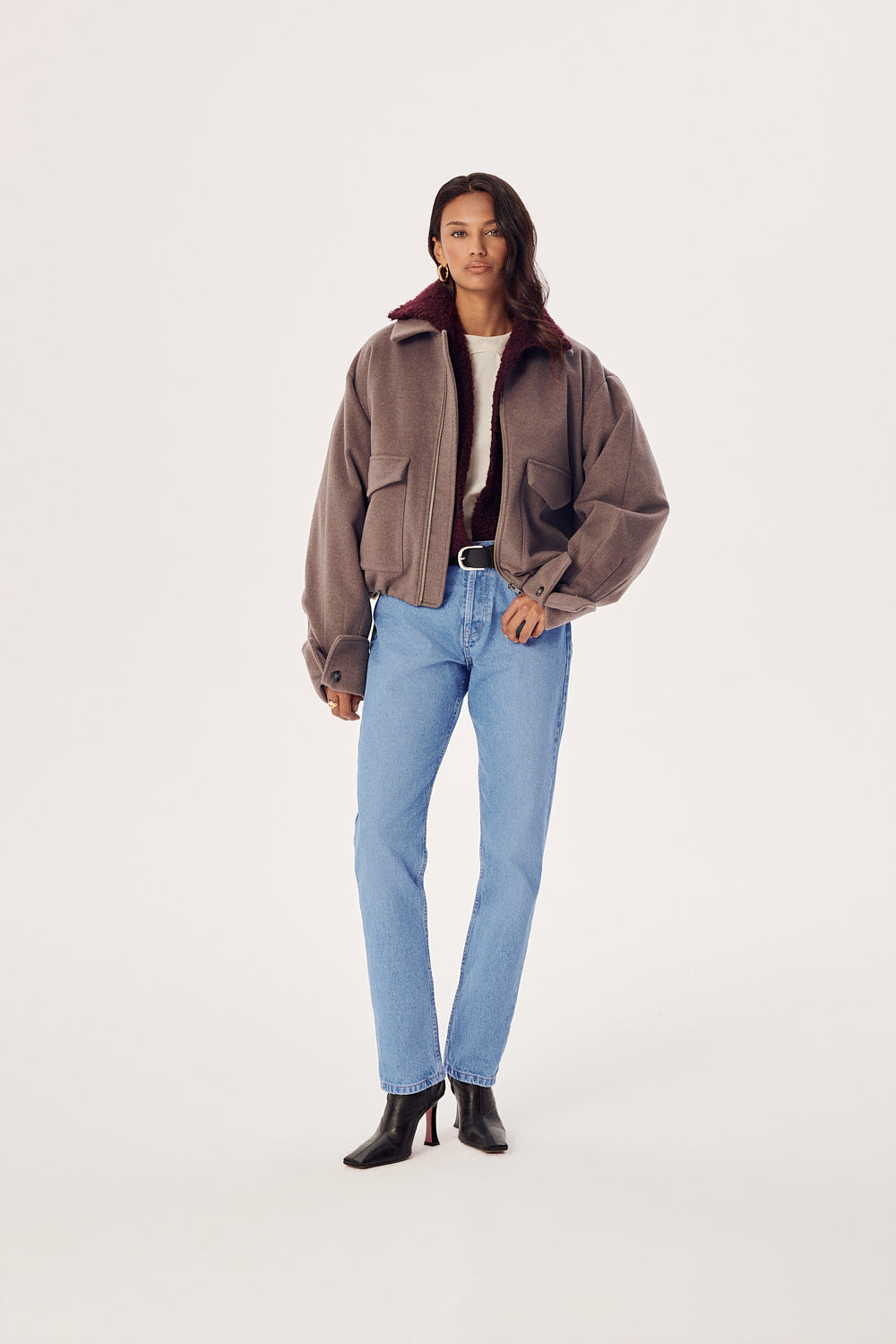 KURTKA WEŁNIANA TALK
