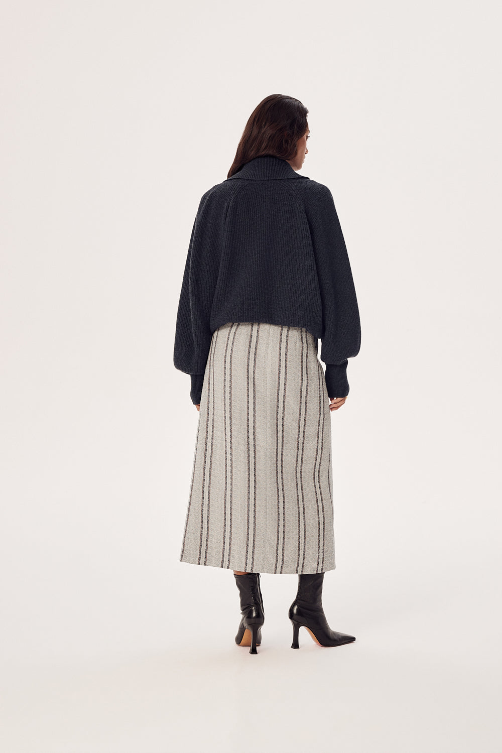 SWETER WEŁNIANY OPALINE GRAPHITE