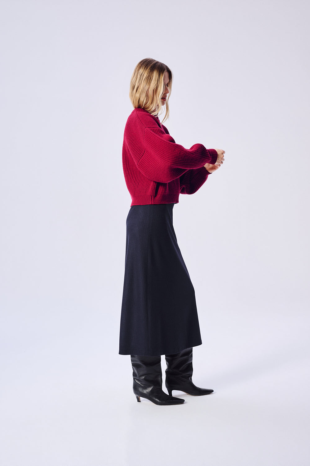 MAXI WOOL SKIRT BOUGIE