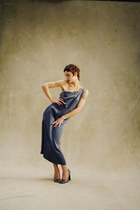 SHIRLEY DRESS GRAPHITE