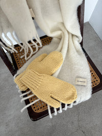 SNUG CHUNKY WOLLHANDSCHUHE GELB