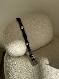 RIVET LEDERGÜRTEL SCHWARZ
