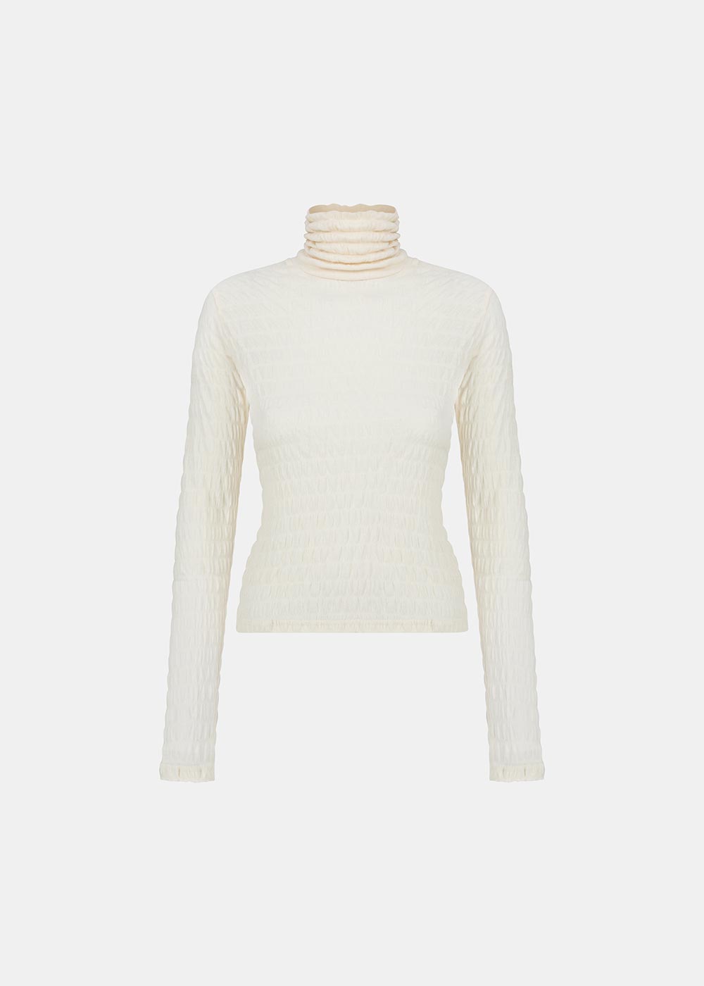 WAFFLE LONGSLEEVE ECRU