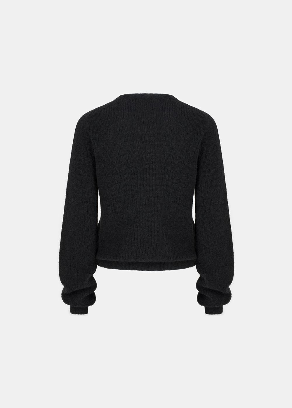 SWETER WEŁNIANY PALM BLACK
