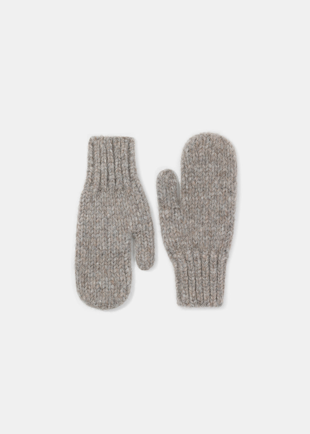 SNUG CHUNKY WOLLHANDSCHUHE BEIGE