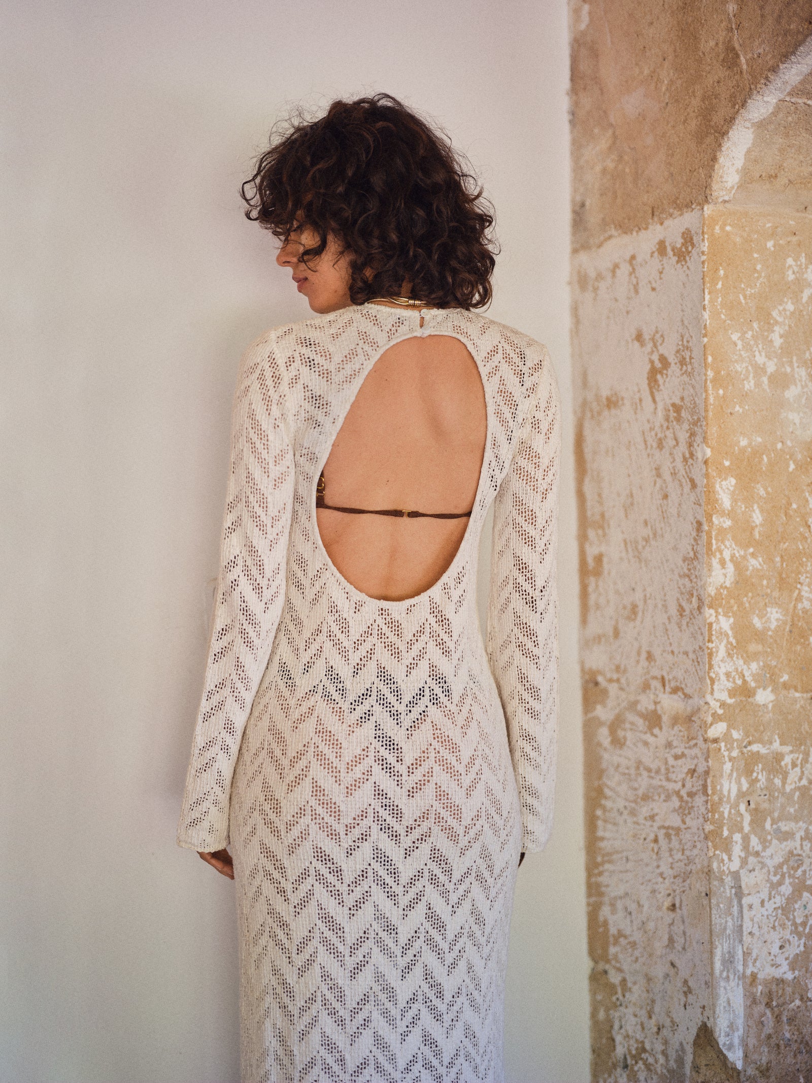 DAHIA DRESS ECRU