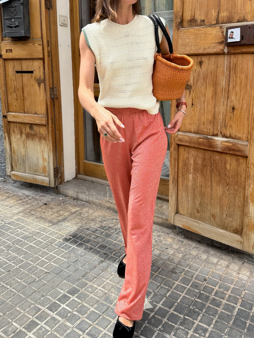 PANTALON SPARKLES ORANGE