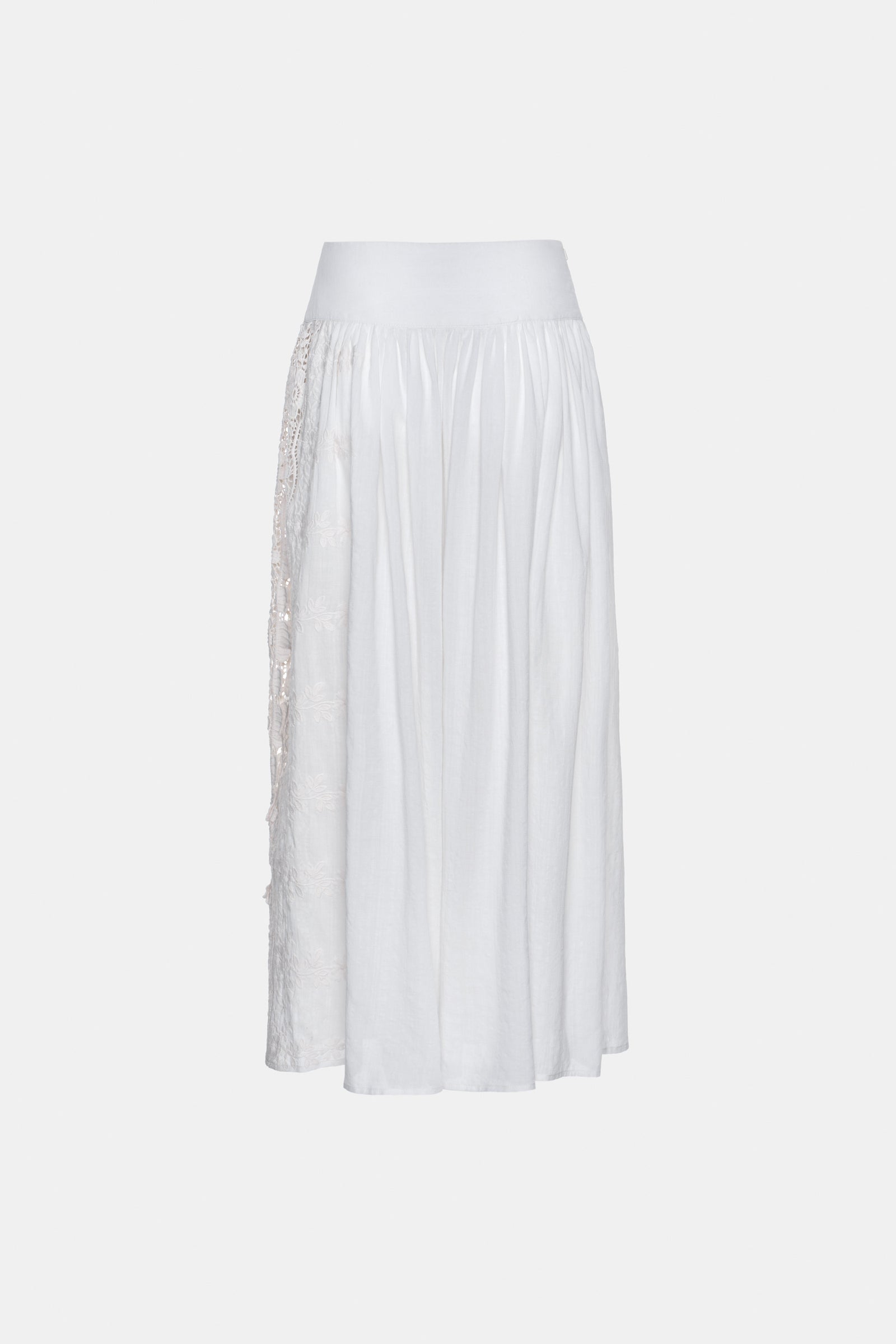 DIP MAXI SKIRT WHITE