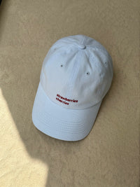 ERDBEEREN KIRSCHEN KAPPE BLAU