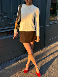 LUŹNY LONGSLEEVE OPAL ECRU