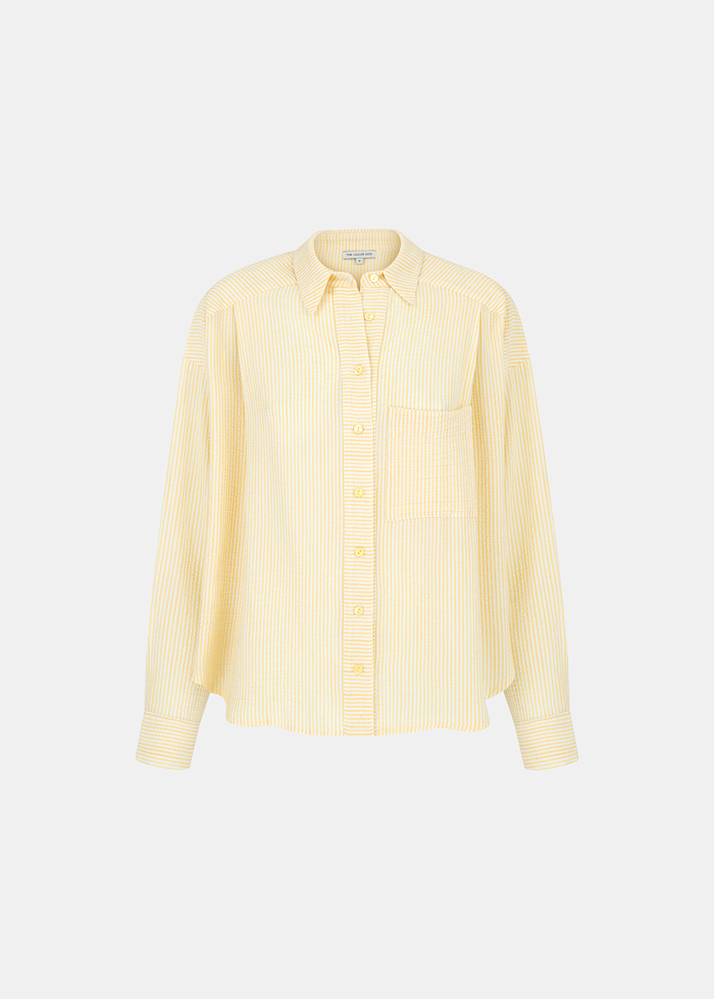 CHEMISE BRAD RAYURES JAUNE