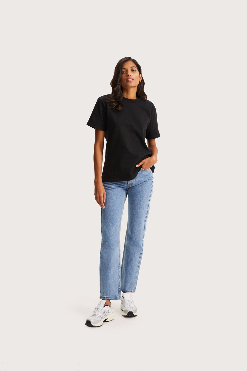 T-SHIRT ORGANICZNY VINTAGE CZARNY